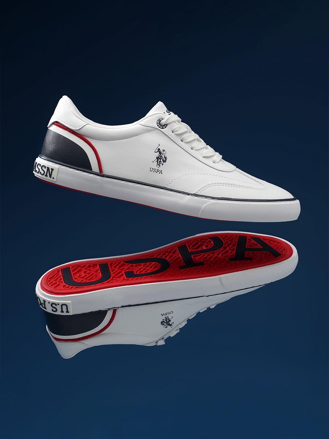 u.s. polo assn. men colourblocked sneakers