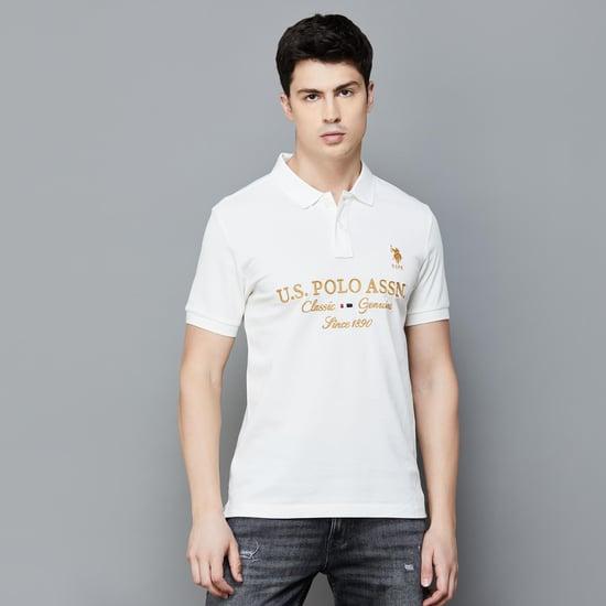 u.s. polo assn. men embroidered ragular fit polo t-shirt