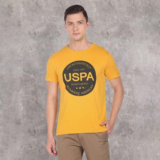 u.s. polo assn. men graphic printed regular fit t-shirt