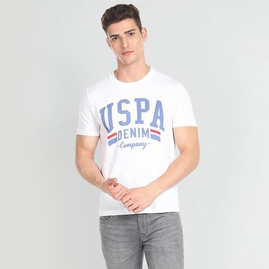 u.s. polo assn. men logo printed slim fit t-shirt