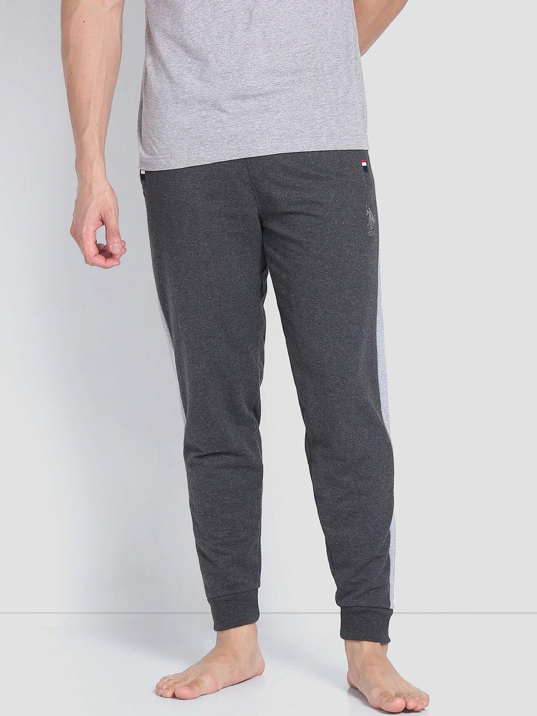 u.s. polo assn. men mid rise cotton lounge joggers