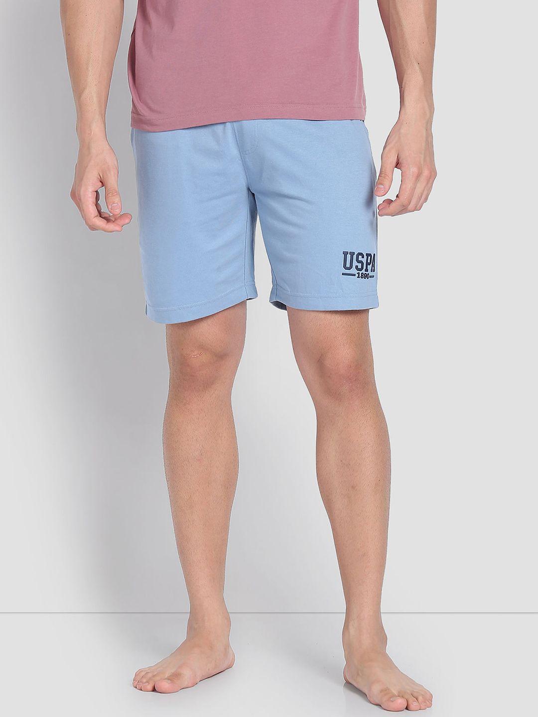 u.s. polo assn. men mid rise cotton regular shorts