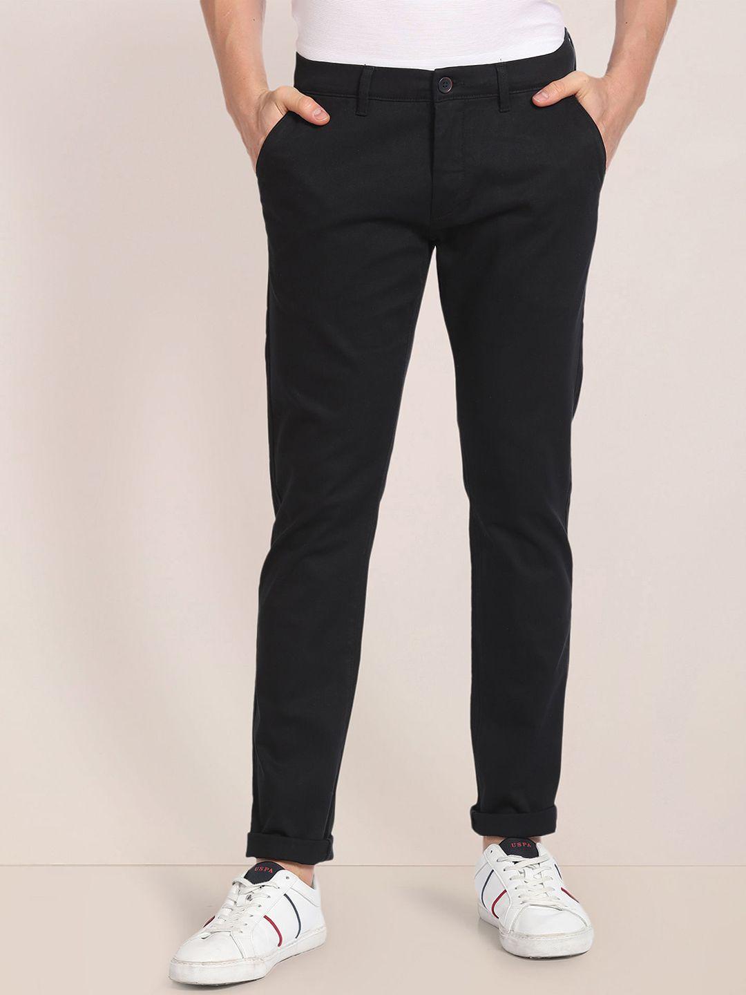 u.s. polo assn. men mid rise trousers