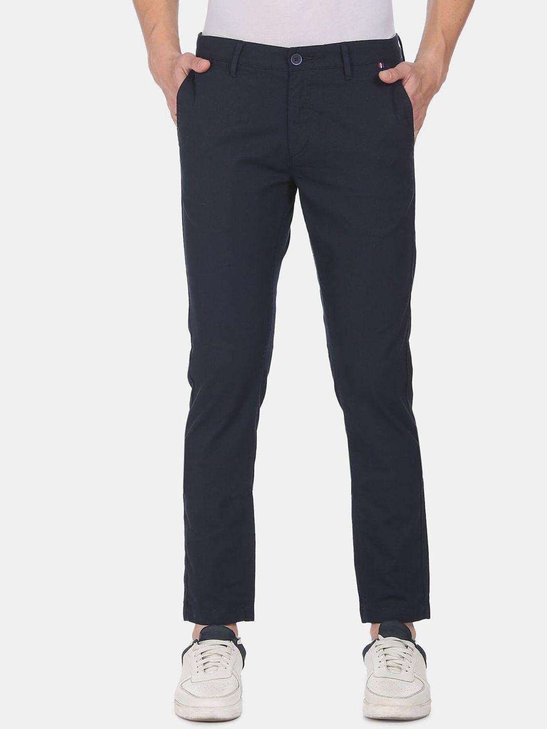 u.s. polo assn. men navy blue trousers