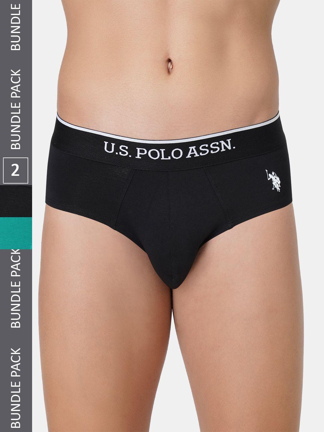 u.s. polo assn. men pack of 2 basic anti bacterial briefs