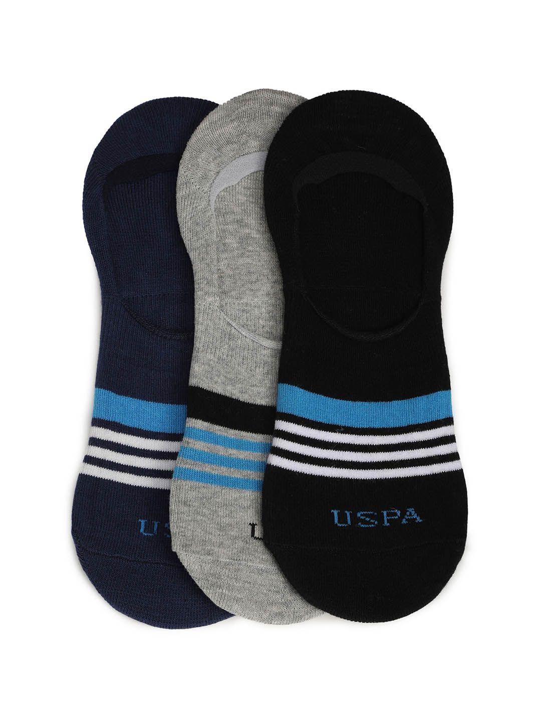 u.s. polo assn. men pack of 3 no show socks