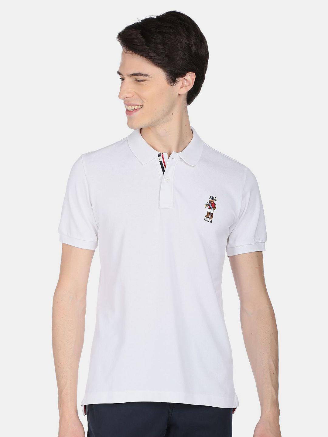 u.s. polo assn. men polo collar pure cotton t-shirt