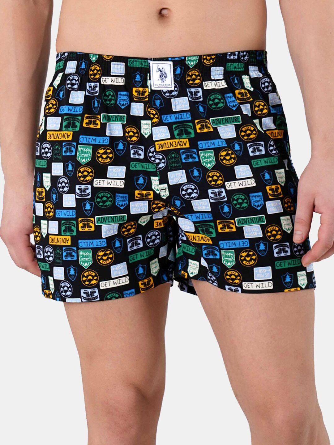 u.s. polo assn. men printed pure cotton boxer