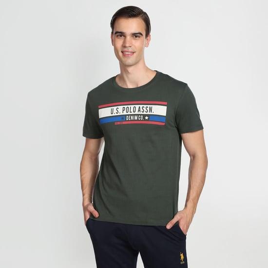 u.s. polo assn. men printed regular fit t-shirt