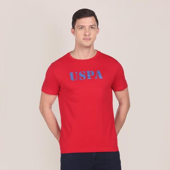 u.s. polo assn. men printed regular fit t-shirt