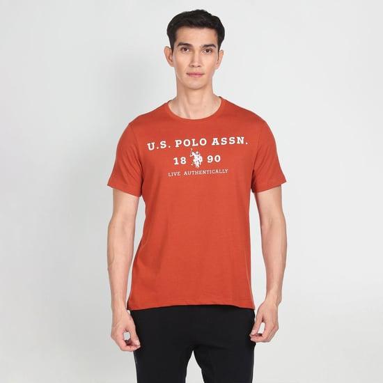 u.s. polo assn. men printed regular fit t-shirt