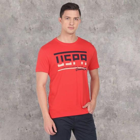 u.s. polo assn. men printed short sleeves t-shirt