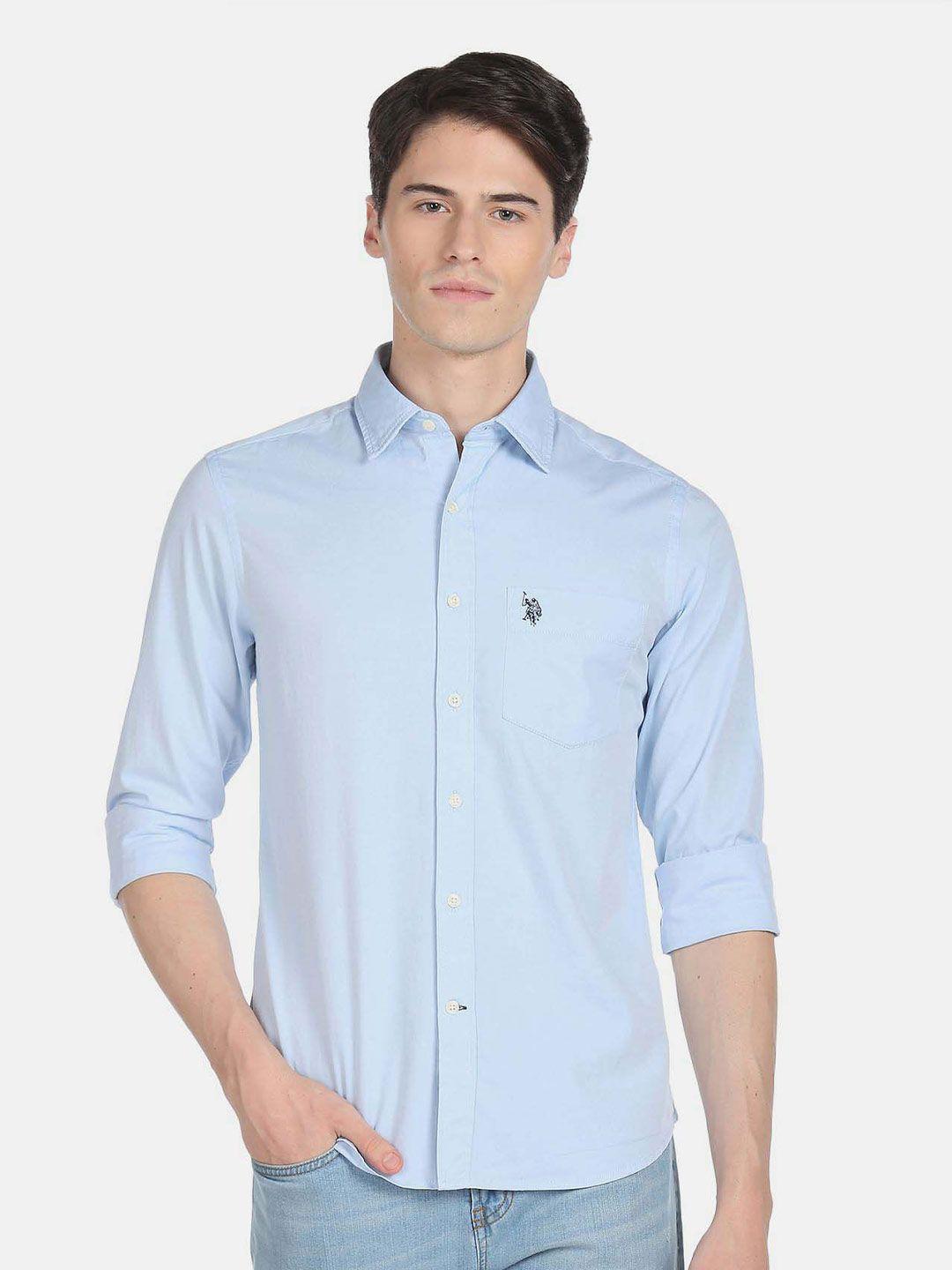 u.s. polo assn. men pure cotton casual shirt