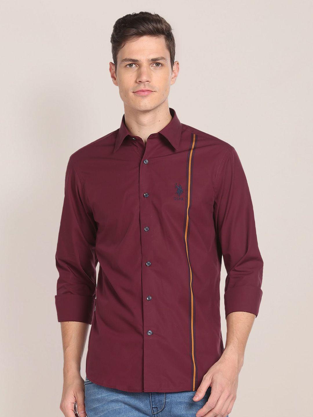 u.s. polo assn. men pure cotton casual shirt