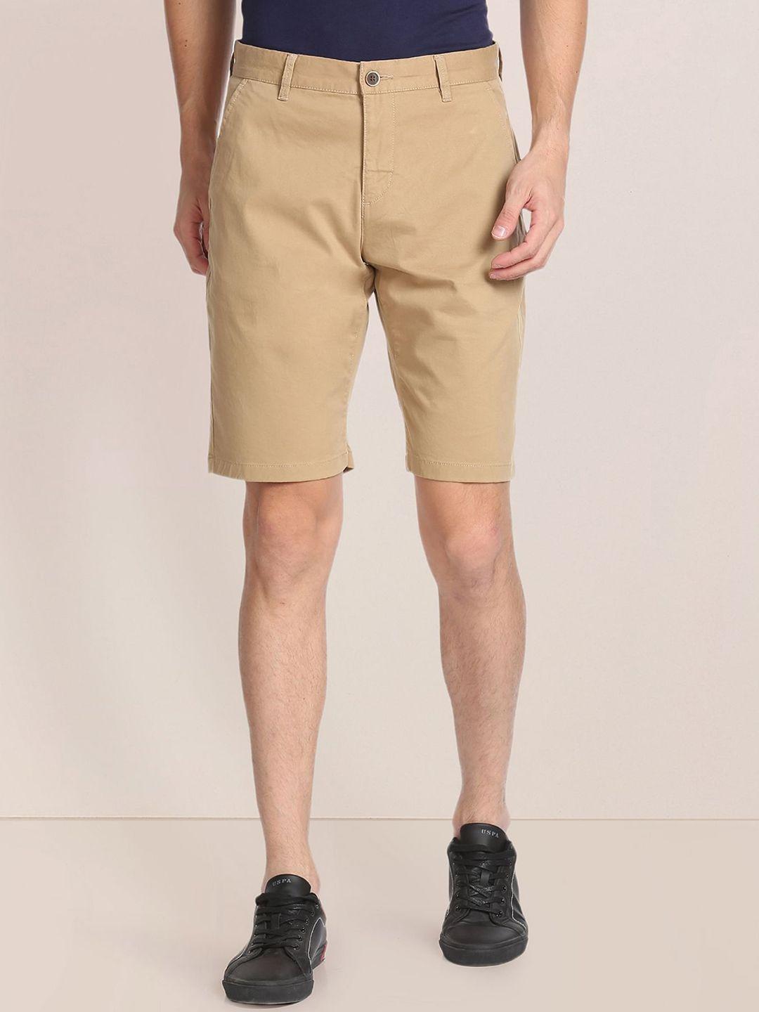 u.s. polo assn. men slim fit mid-rise chino shorts