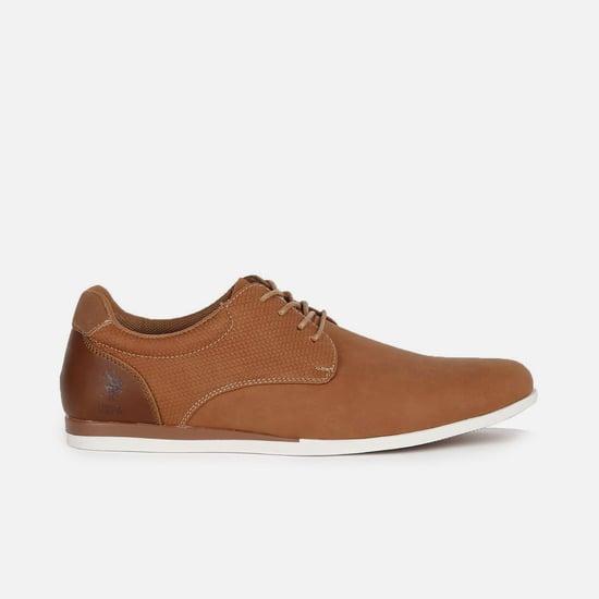 u.s. polo assn. men solid casual lace-up shoes