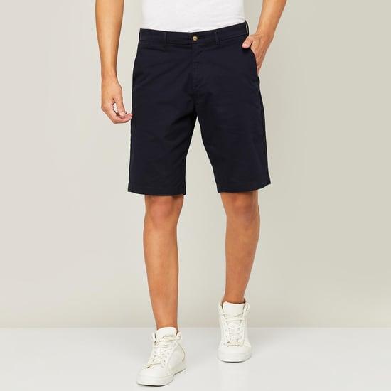 u.s. polo assn. men solid casual shorts