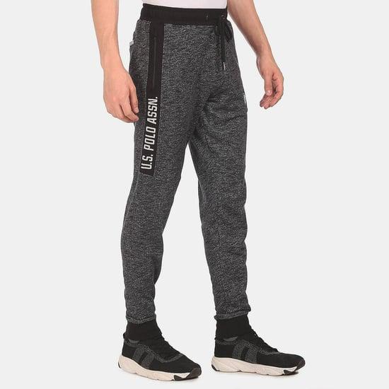 u.s. polo assn. men solid comfort fit joggers