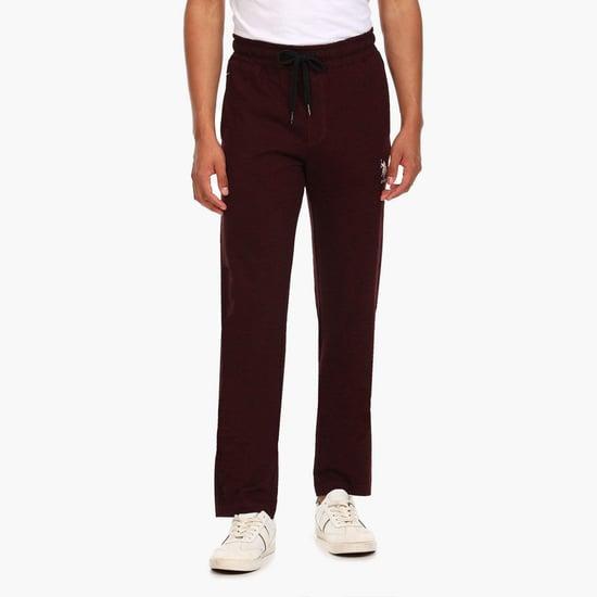 u.s. polo assn. men solid comfort fit track pants