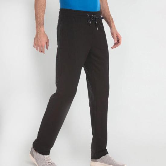 u.s. polo assn. men solid comfort fit track pants