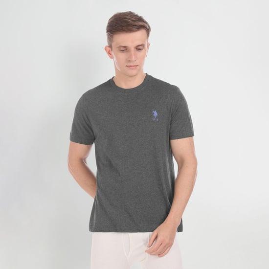 u.s. polo assn. men solid lounge t-shirt