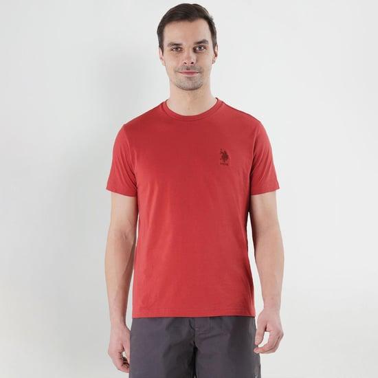 u.s. polo assn. men solid lounge t-shirt