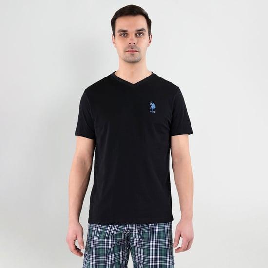 u.s. polo assn. men solid lounge t-shirt