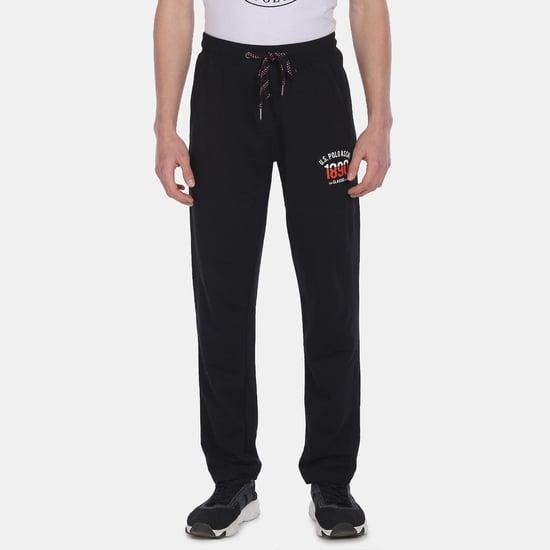 u.s. polo assn. men solid lounge track pants