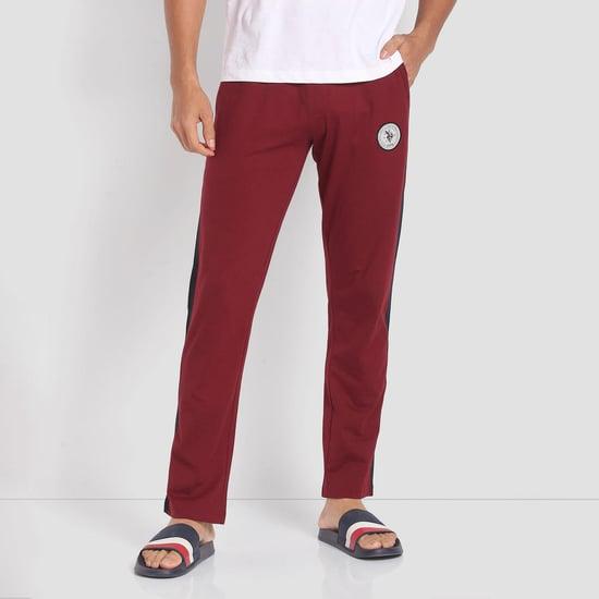 u.s. polo assn. men solid lounge track pants