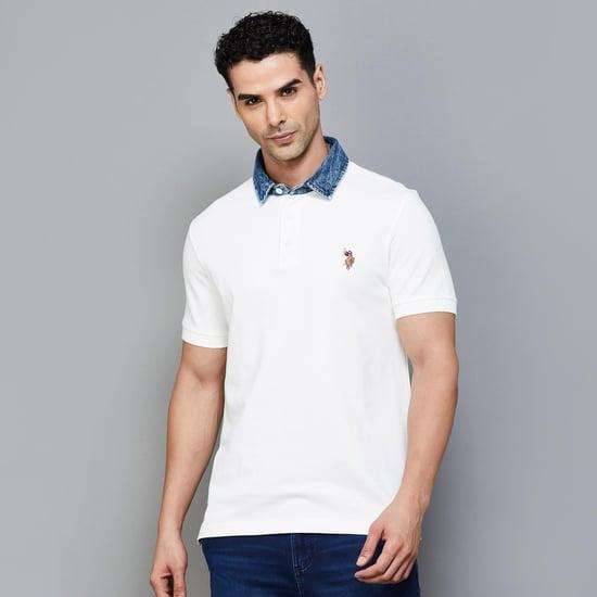 u.s. polo assn. men solid polo t-shirt