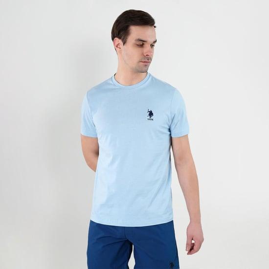 u.s. polo assn. men solid regular fit lounge t-shirt