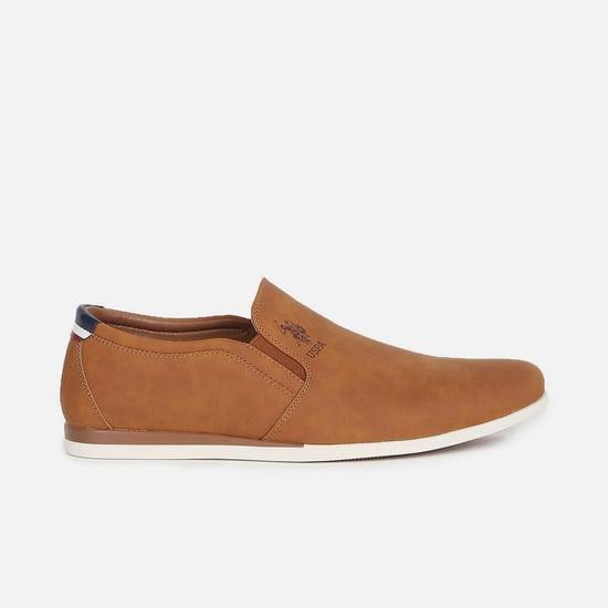 u.s. polo assn. men solid slip-on shoes