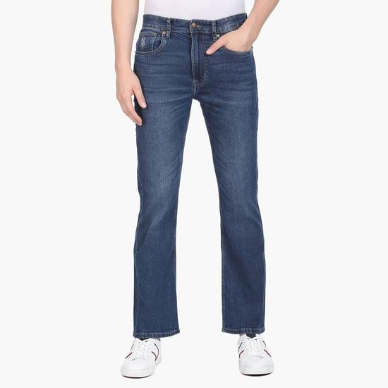 u.s. polo assn. men stonewashed bootcut jeans