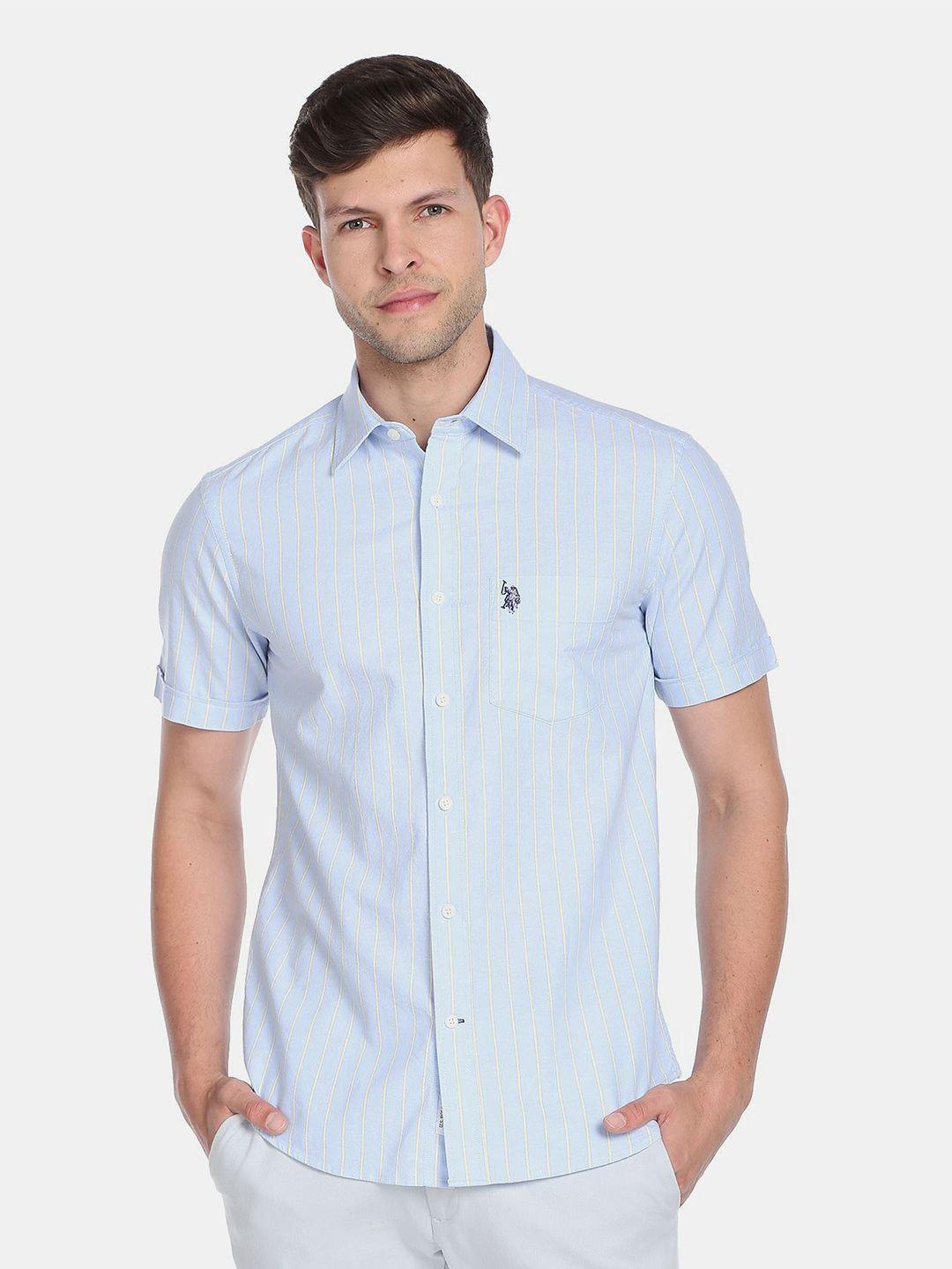 u.s. polo assn. men striped casual shirt