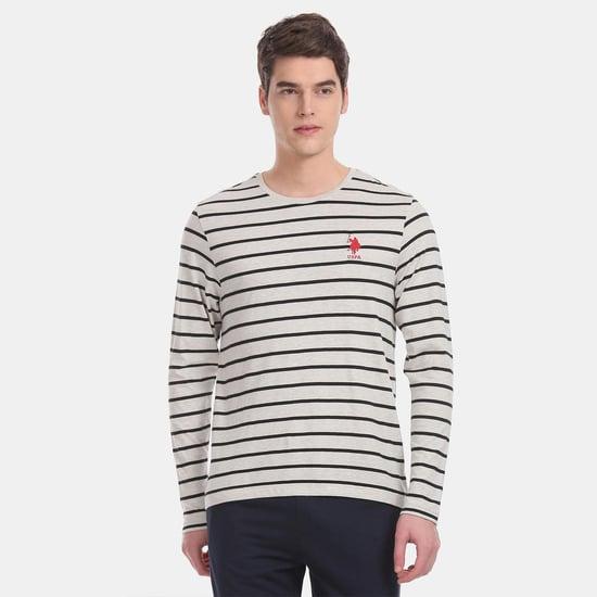 u.s. polo assn. men striped regular fit t-shirt