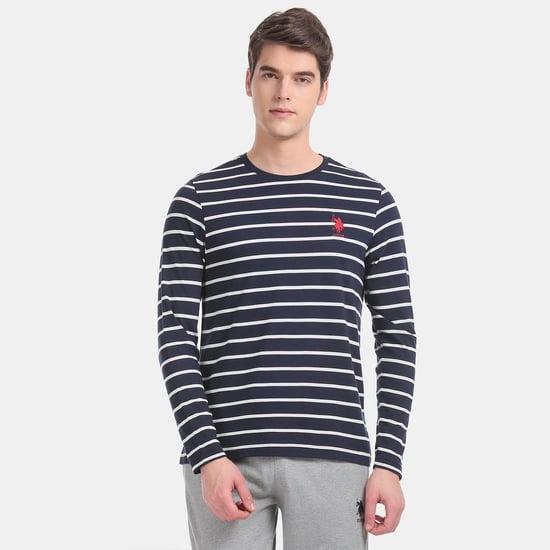 u.s. polo assn. men striped regular fit t-shirt