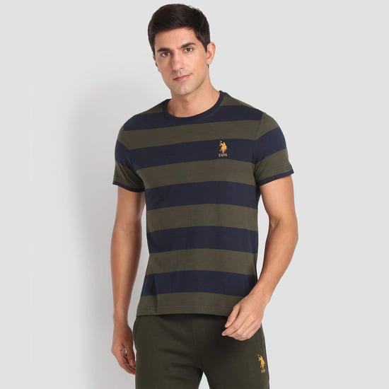 u.s. polo assn. men striped regular fit t-shirt