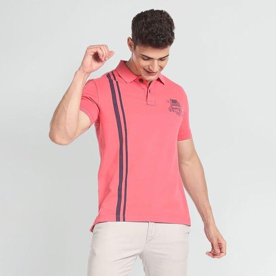 u.s. polo assn. men striped slim fit polo t-shirt