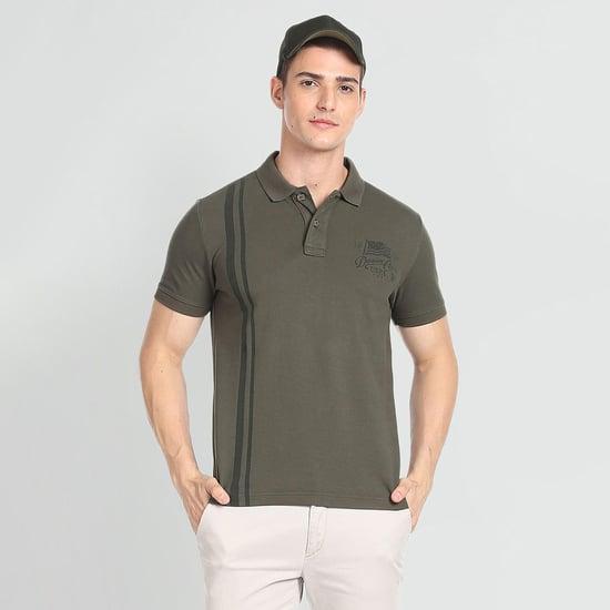 u.s. polo assn. men striped slim fit polo t-shirt