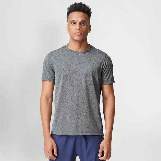 u.s. polo assn. men textured regular fit t-shirt