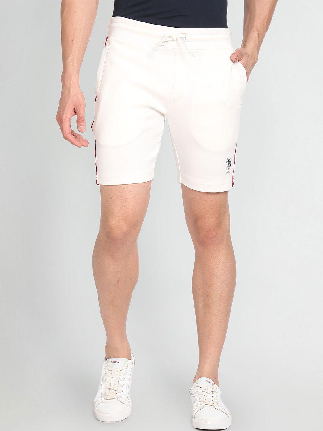 u.s. polo assn. men white shorts