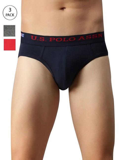 u.s. polo assn. multicolor briefs - pack of 3