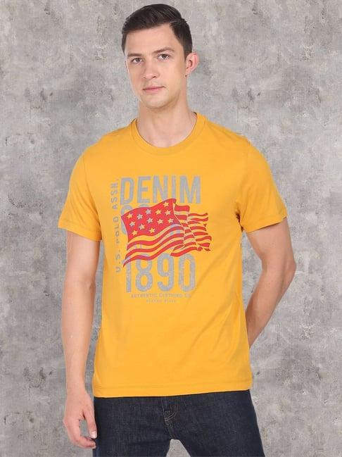 u.s. polo assn. mustard crew t-shirt