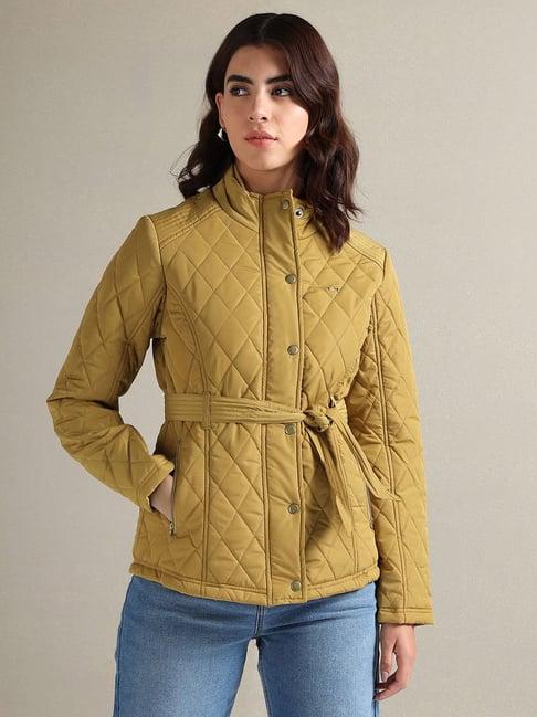 u.s. polo assn. mustard regular fit jacket