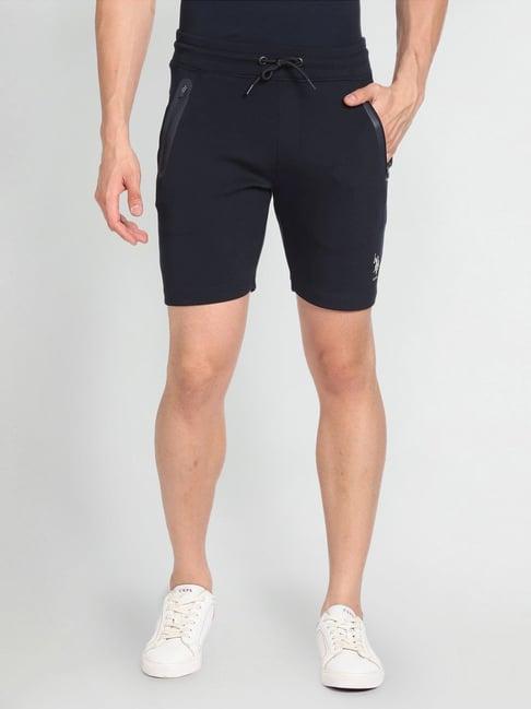 u.s. polo assn. navy cotton regular fit shorts