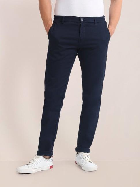 u.s. polo assn. navy cotton straight fit chinos