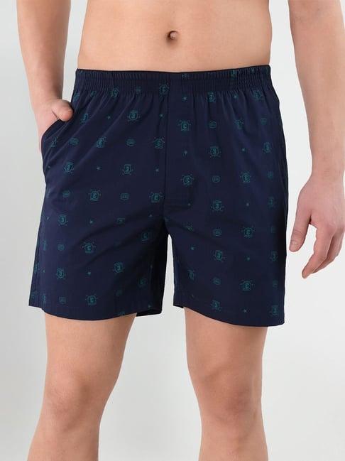 u.s. polo assn. navy printed cotton boxers