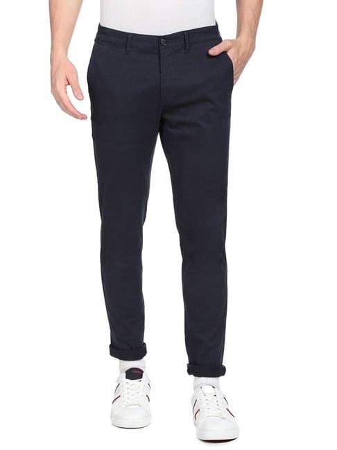 u.s. polo assn. navy regular fit striped chinos