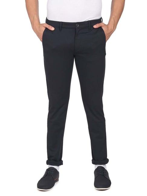 u.s. polo assn. navy slim fit flat front trousers