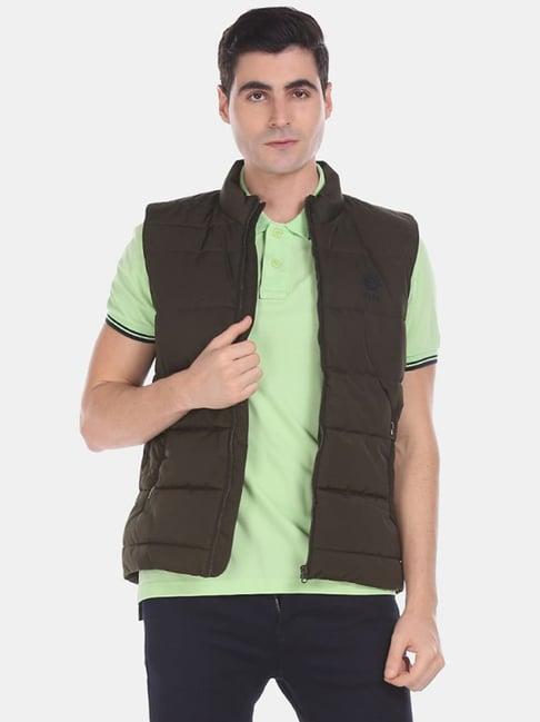 u.s. polo assn. olive regular fit jackets